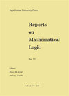 Reports on Mathematical Logic杂志封面